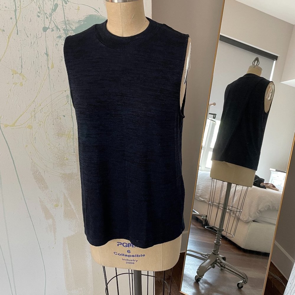 Rag & Bone- knit sleeveless tank with open back